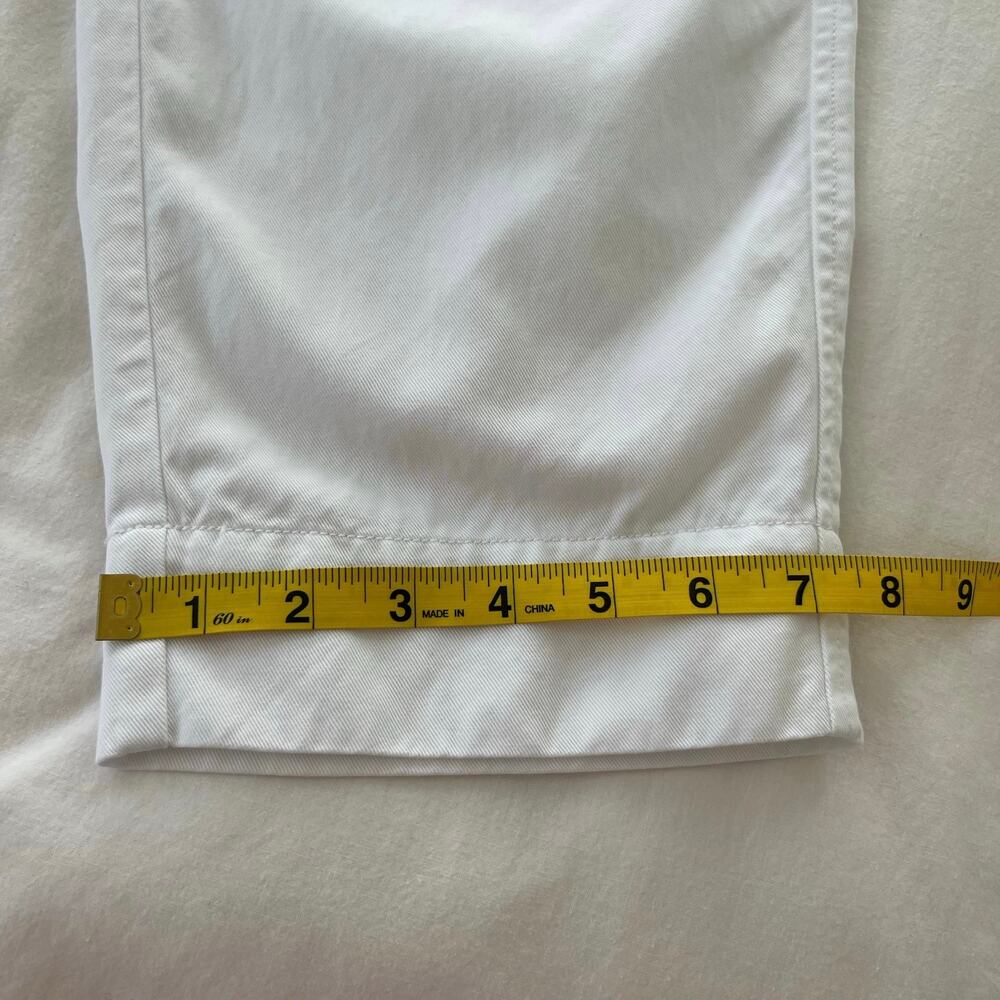 Everlane White High-Rise Pleated Trousers - Picture 7 of 11